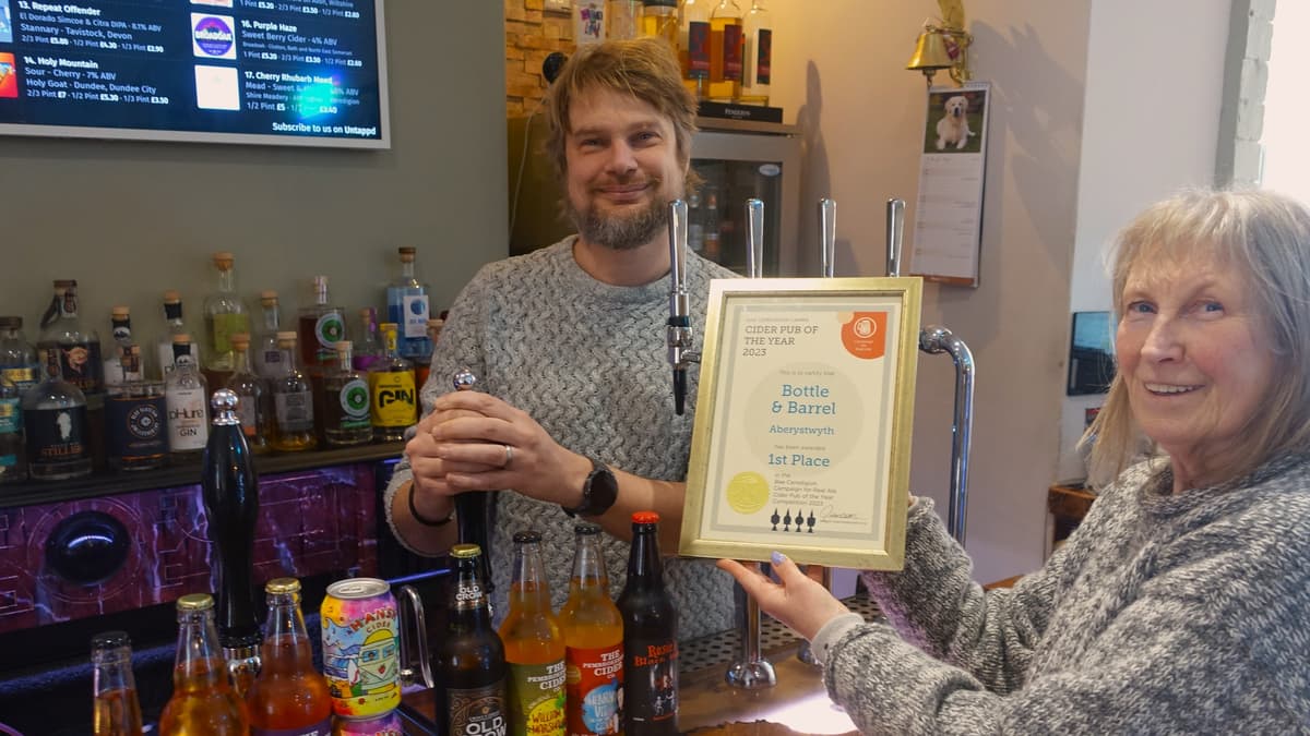 Why Aber’s Bottle and Barrel is the big apple cambriannews.co.uk